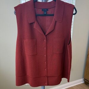 Halogen Sweater Vest, 2X